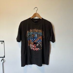 vintage harley shirt size medium